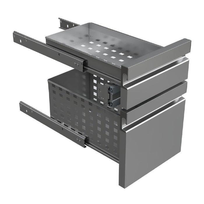1x 1/3GN & 1x 2/3 drawer kit