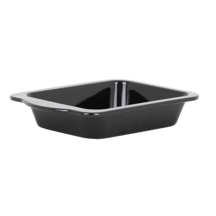 Wham Enamel Handled Roaster Black 220mm Baker & Salt