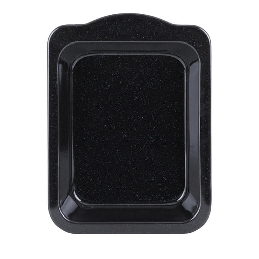 Wham Enamel Handled Roaster Black 220mm Baker & Salt