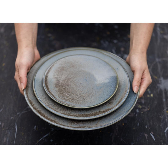 Olympia Ember Blue Coupe Plates 230mm (6 Pack) Olympia