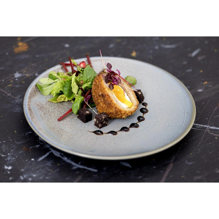 Olympia Ember Blue Coupe Plates 230mm (6 Pack) Olympia