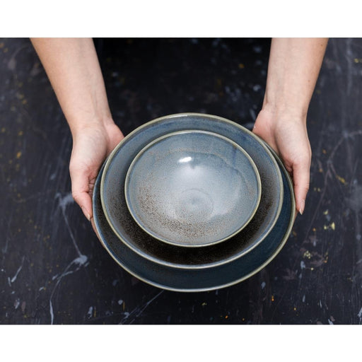 Olympia Ember Blue Low Coupe Bowls 230mm (4 Pack) Olympia