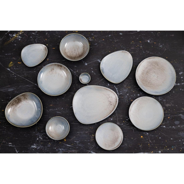 Olympia Ember Blue Coupe Plates 230mm (6 Pack) Olympia