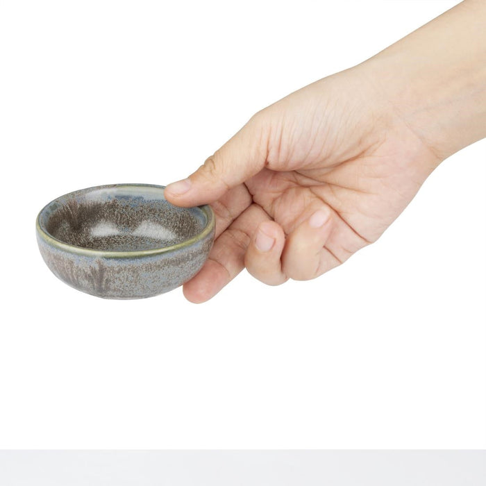 Olympia Ember Blue Dipping Dishes 78mm (8 Pack) Olympia