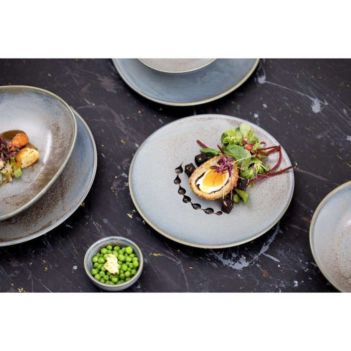 Olympia Ember Blue Coupe Plates 180mm (6 Pack) Olympia