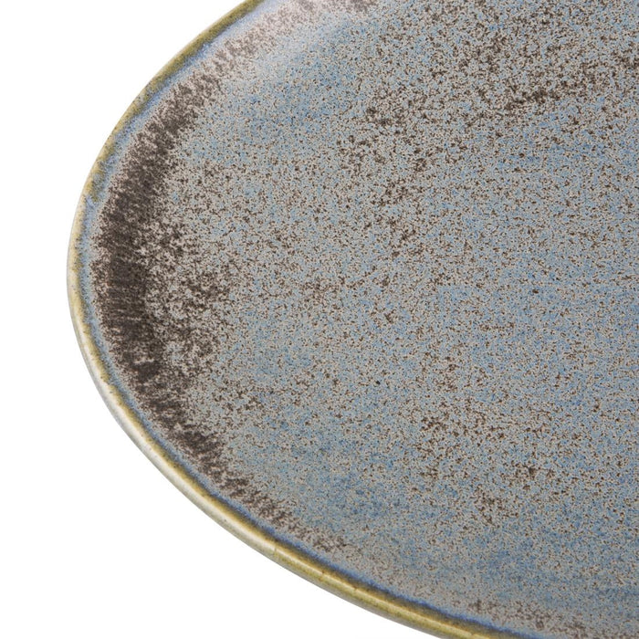 Olympia Ember Blue Triangle Plates 190mm (6 Pack) Olympia