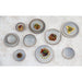Olympia Drift Grey Plain Coupe Bowls 205mm (4 Pack) Olympia