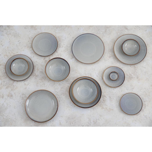 Olympia Drift Grey Plain Dipping Dishes 78mm (8 Pack) Olympia