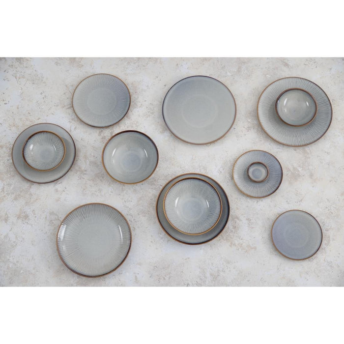 Olympia Drift Grey Plain Dipping Dishes 78mm (8 Pack) Olympia