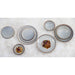 Olympia Drift Grey Embossed Coupe Bowls 205mm (4 Pack) Olympia