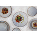 Olympia Drift Grey Embossed Coupe Bowls 205mm (4 Pack) Olympia