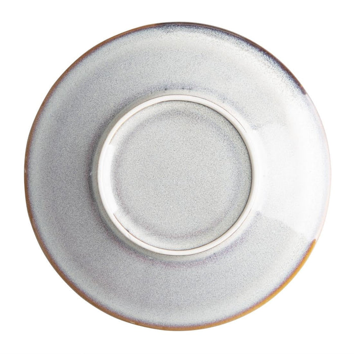 Olympia Drift Grey Plain Coupe Plates 180mm (6 Pack) Olympia