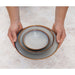 Olympia Drift Grey Plain Coupe Bowls 155mm (6 Pack) Olympia