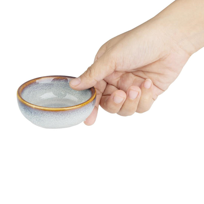 Olympia Drift Grey Plain Dipping Dishes 78mm (8 Pack) Olympia