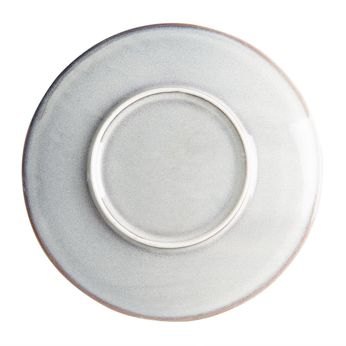 Olympia Drift Grey Embossed Coupe Plates 220mm (6 Pack) Olympia