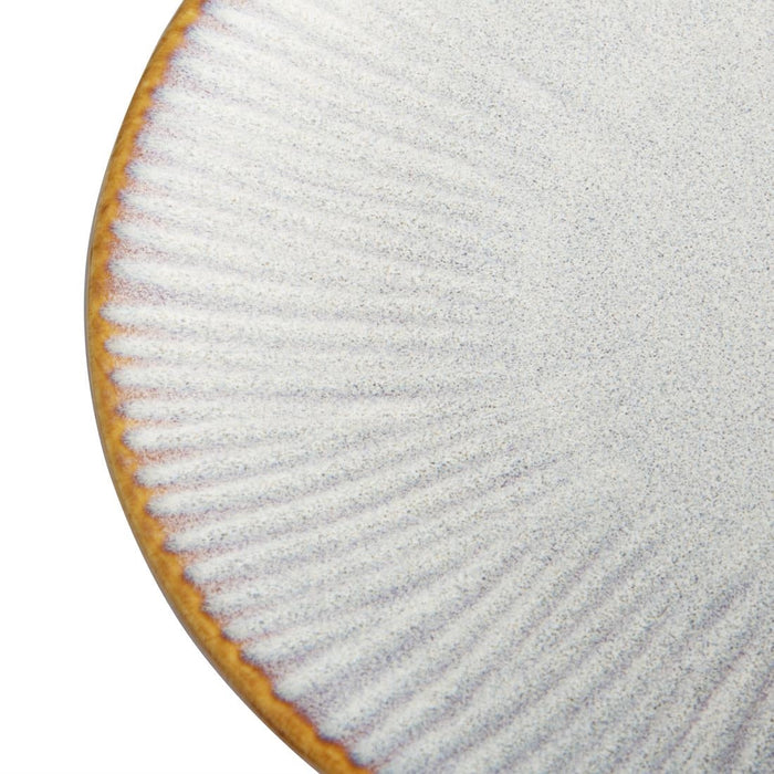 Olympia Drift Grey Embossed Coupe Plates 180mm (6 Pack) Olympia