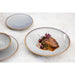 Olympia Drift Grey Embossed Coupe Low Bowls 260mm (4 Pack) Olympia