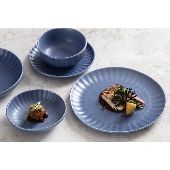 Olympia Corallite Plates Blue 280mm (6 Pack) Olympia
