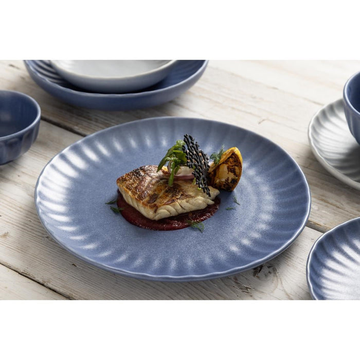 Olympia Corallite Plates Blue 280mm (6 Pack) Olympia