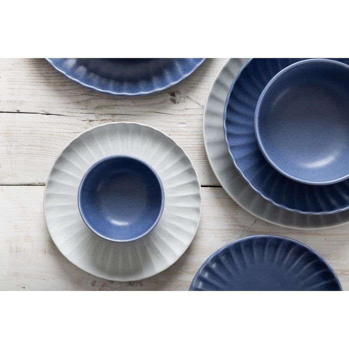 Olympia Corallite Plates Concrete Grey 205mm (6 Pack) Olympia