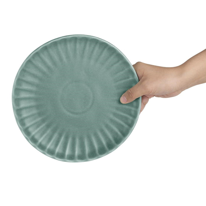 Olympia Corallite Plates Green 205mm (6 Pack) Olympia