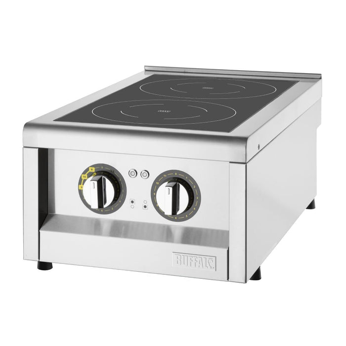 Buffalo 600 Series Double Zone Induction Hob 3kW Buffalo