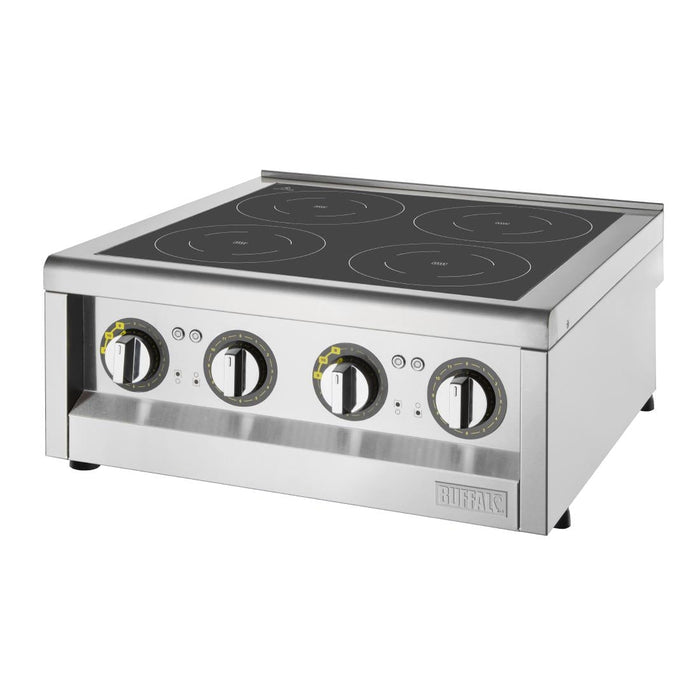 Buffalo 600 Series 4 Zone Induction Hob 2 x 3kW Buffalo