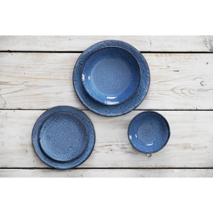 Olympia Denim Blue Coupe Plates 230mm (6 Pack) Olympia