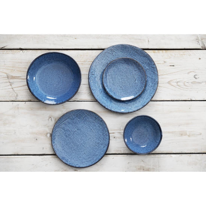 Olympia Denim Blue Coupe Plates 230mm (6 Pack) Olympia