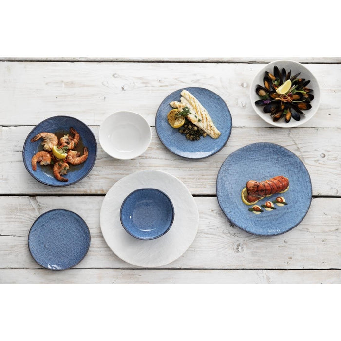 Olympia Denim White Coupe Bowls 160mm (6 Pack) Olympia