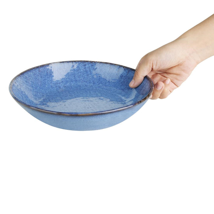 Olympia Denim Blue Coupe Bowls 220mm (6 Pack) Olympia