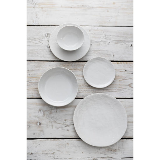 Olympia Denim White Coupe Plates 230mm (6 Pack) Olympia