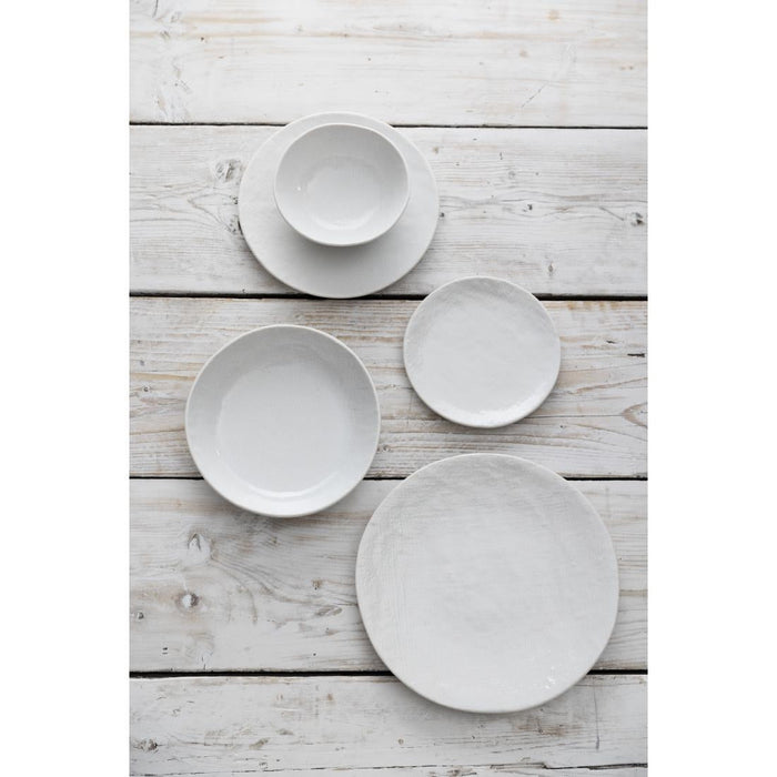 Olympia Denim White Coupe Plates 230mm (6 Pack) Olympia