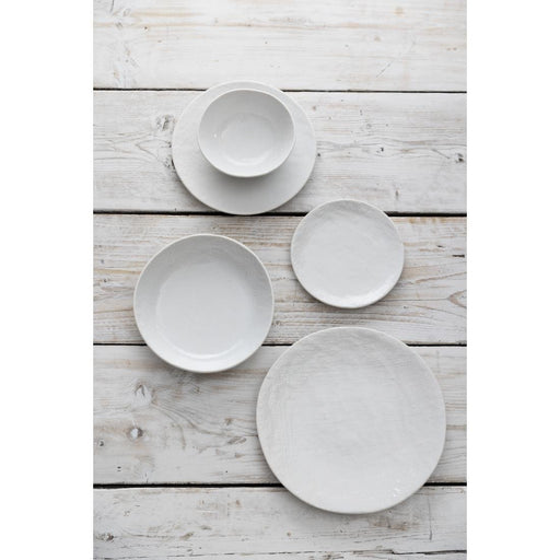 Olympia Denim White Coupe Plates 285mm (4 Pack) Olympia
