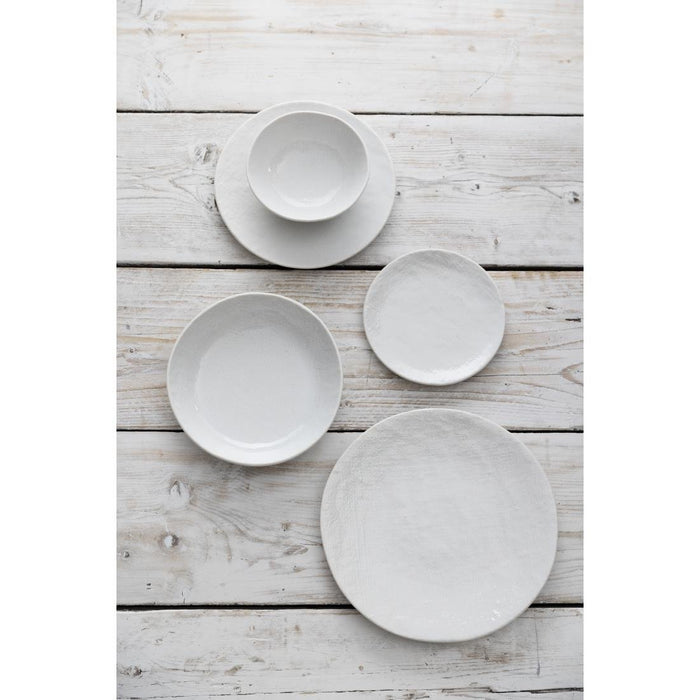 Olympia Denim White Coupe Plates 285mm (4 Pack) Olympia