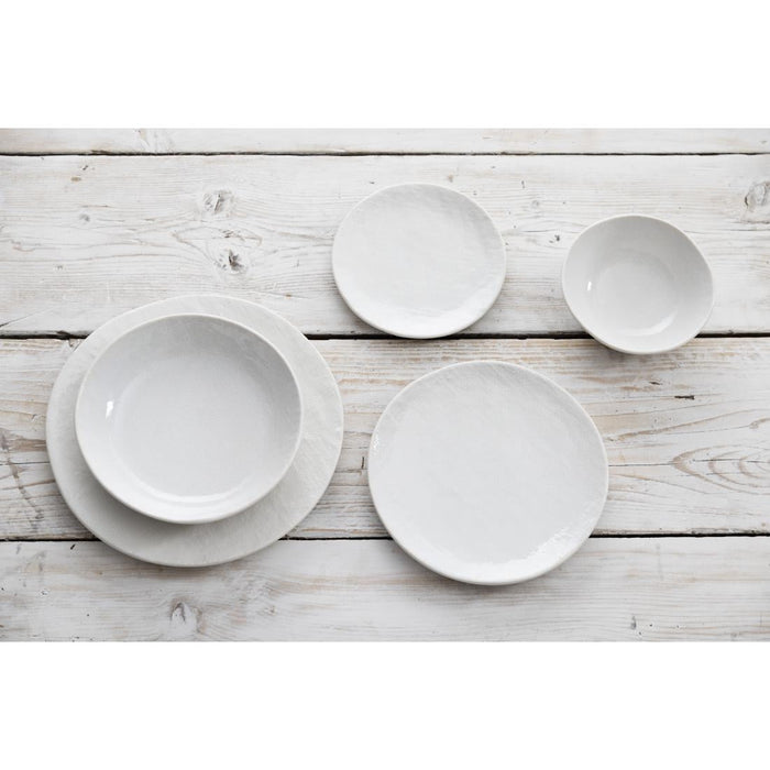 Olympia Denim White Coupe Plates 285mm (4 Pack) Olympia