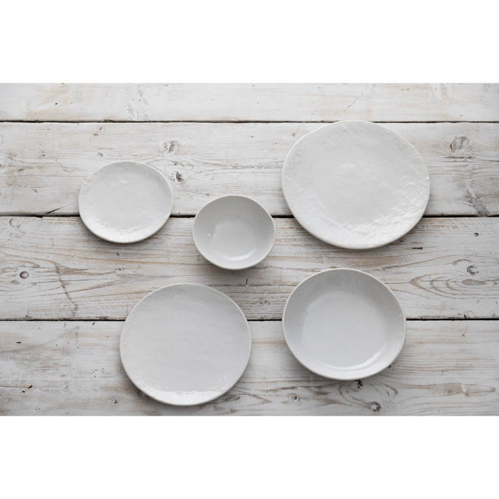 Olympia Denim White Coupe Plates 230mm (6 Pack) Olympia