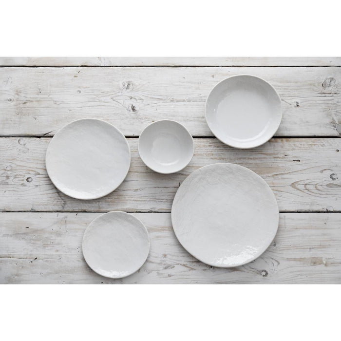 Olympia Denim White Coupe Plates 180mm (6 Pack) Olympia