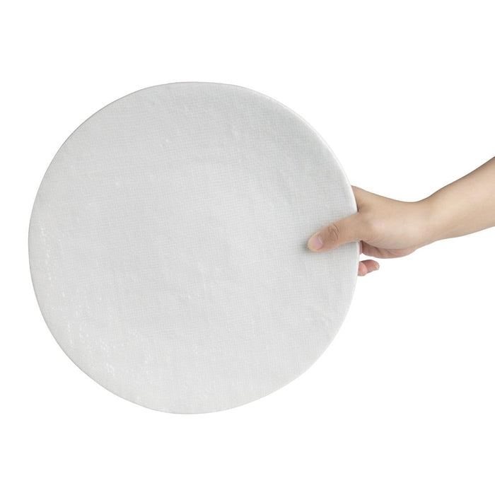 Olympia Denim White Coupe Plates 285mm (4 Pack) Olympia