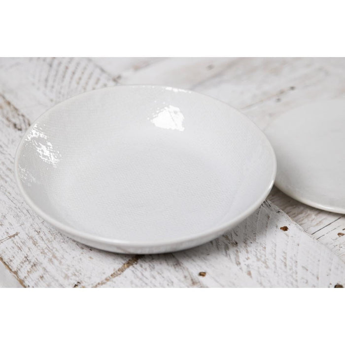 Olympia Denim White Coupe Bowls 220mm (6 Pack) Olympia