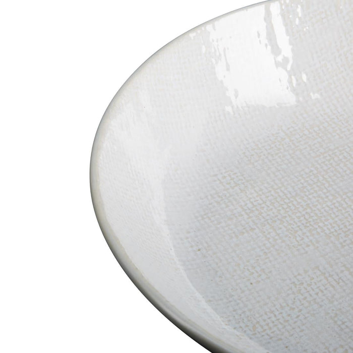 Olympia Denim White Coupe Bowls 220mm (6 Pack) Olympia