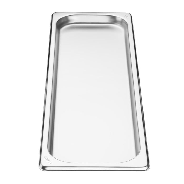Vogue Stainless Steel Gastronorm 2/4 Tray 20mm Vogue