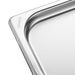 Vogue Stainless Steel Gastronorm 2/4 Tray 20mm Vogue
