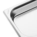 Vogue Stainless Steel Gastronorm 2/4 Tray 40mm Vogue
