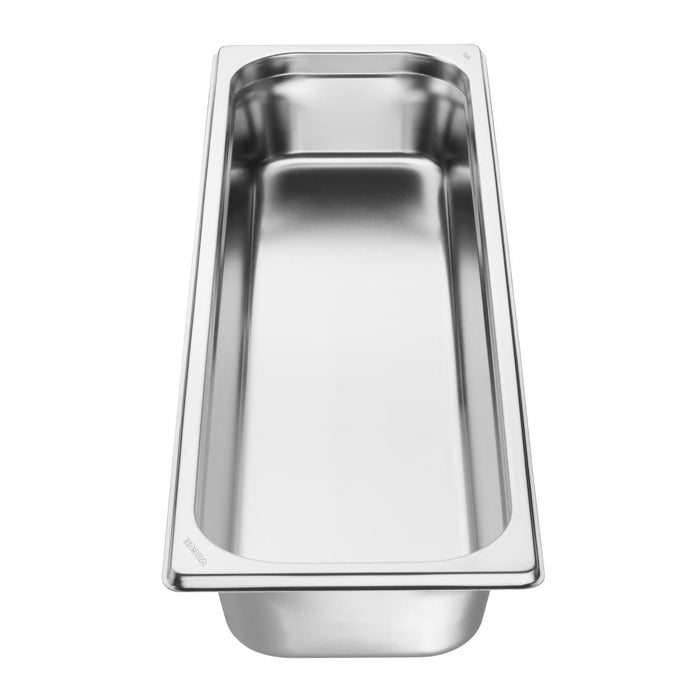 Vogue Stainless Steel Gastronorm 2/4 Tray 65mm Vogue