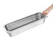 Vogue Stainless Steel Gastronorm 2/4 Tray 100mm Vogue