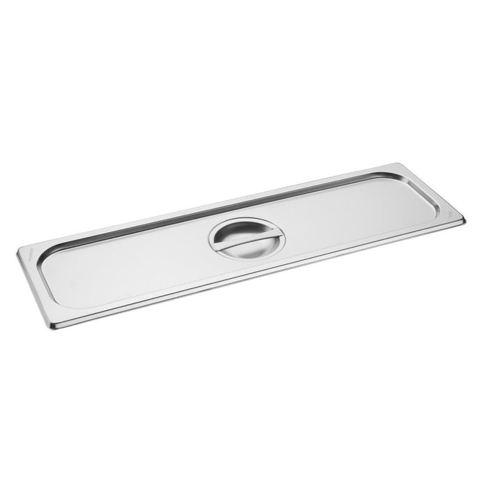 Vogue Stainless Steel Gastronorm 2/4 Lid Vogue