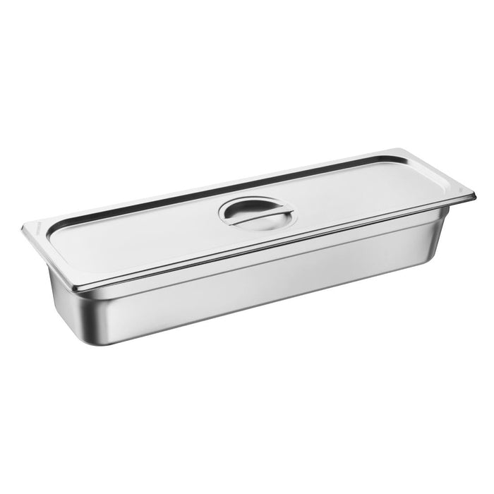 Vogue Stainless Steel Gastronorm 2/4 Lid Vogue