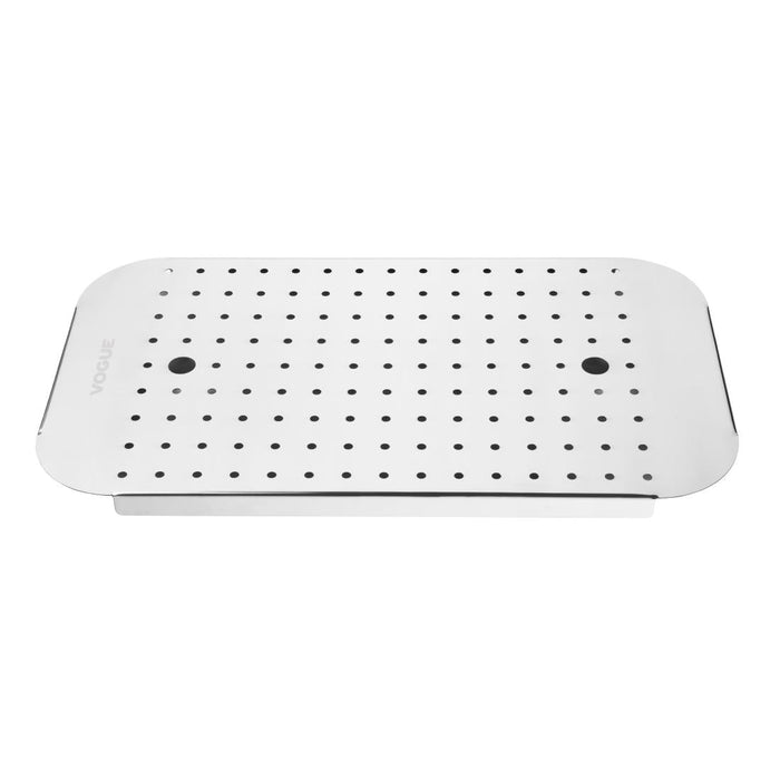 Vogue Stainless Steel GN Drainer Tray for GN 1/1 Vogue