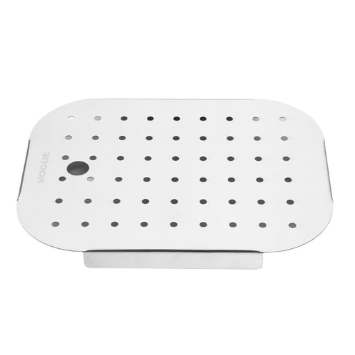 Vogue Stainless Steel GN Drainer Tray for GN 1/2 Vogue